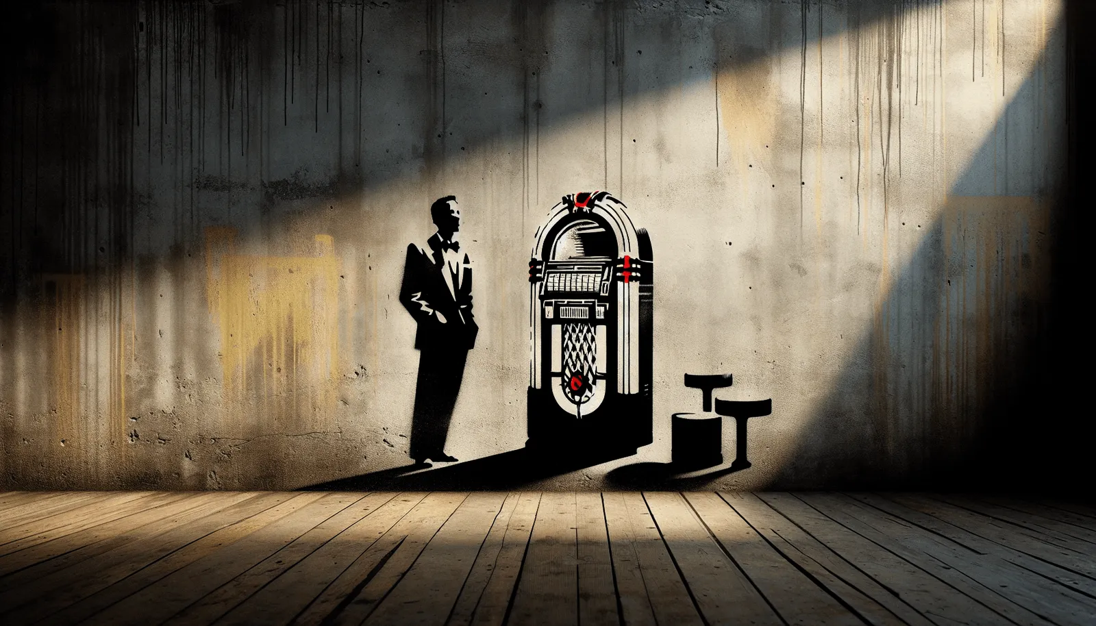 Street Art Stencil style illustration