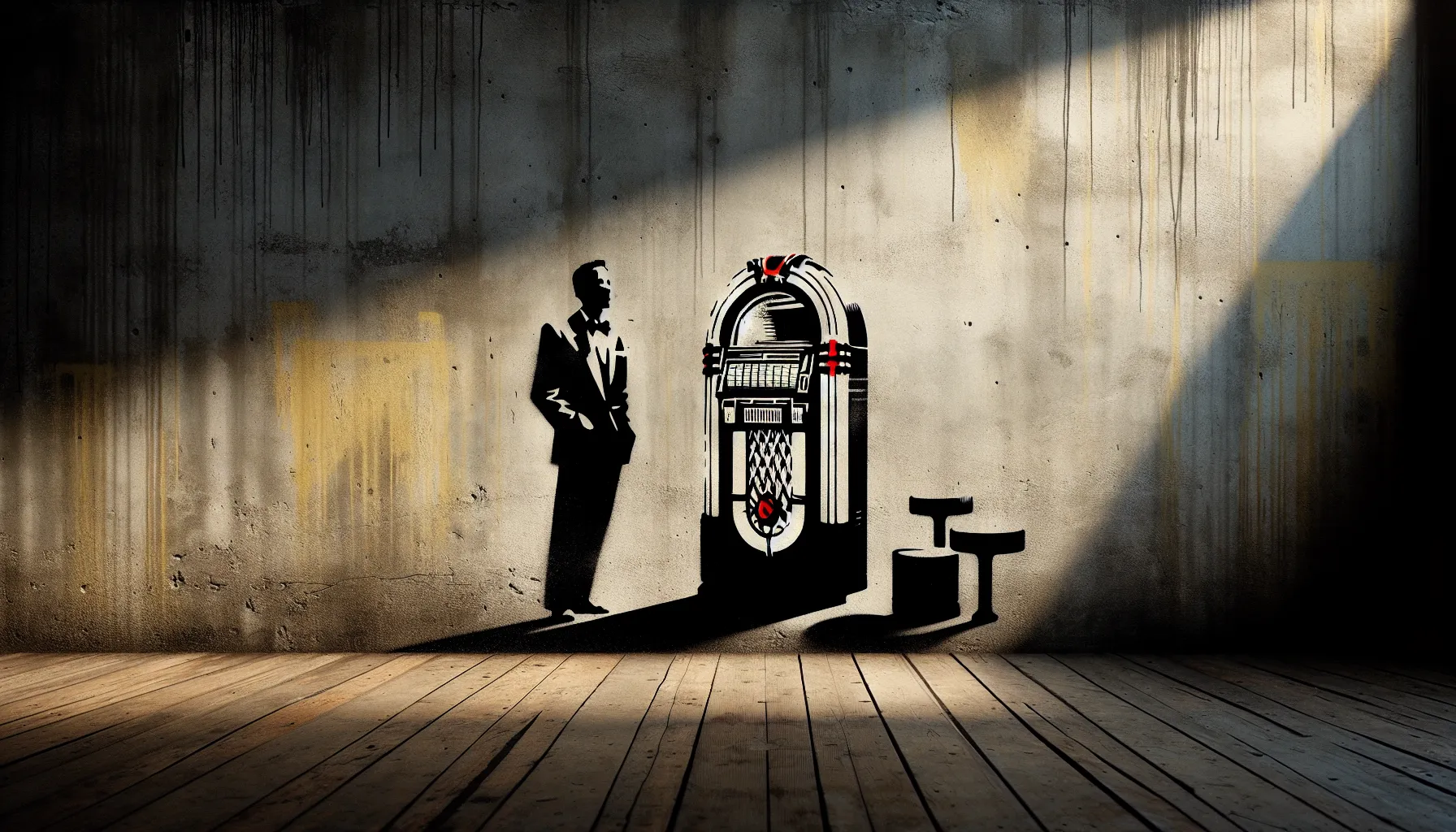 Street Art Stencil style illustration